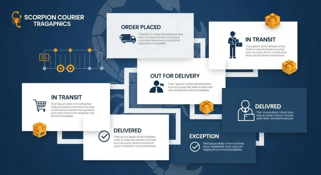 Understanding Scorpion Courier Tracking Status Updates