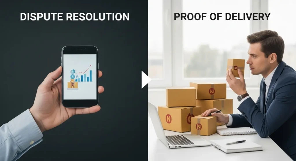 Dispute Resolution and Proof of Delivery