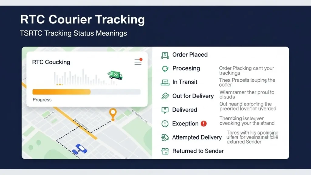 TSRTC Tracking Status Meanings