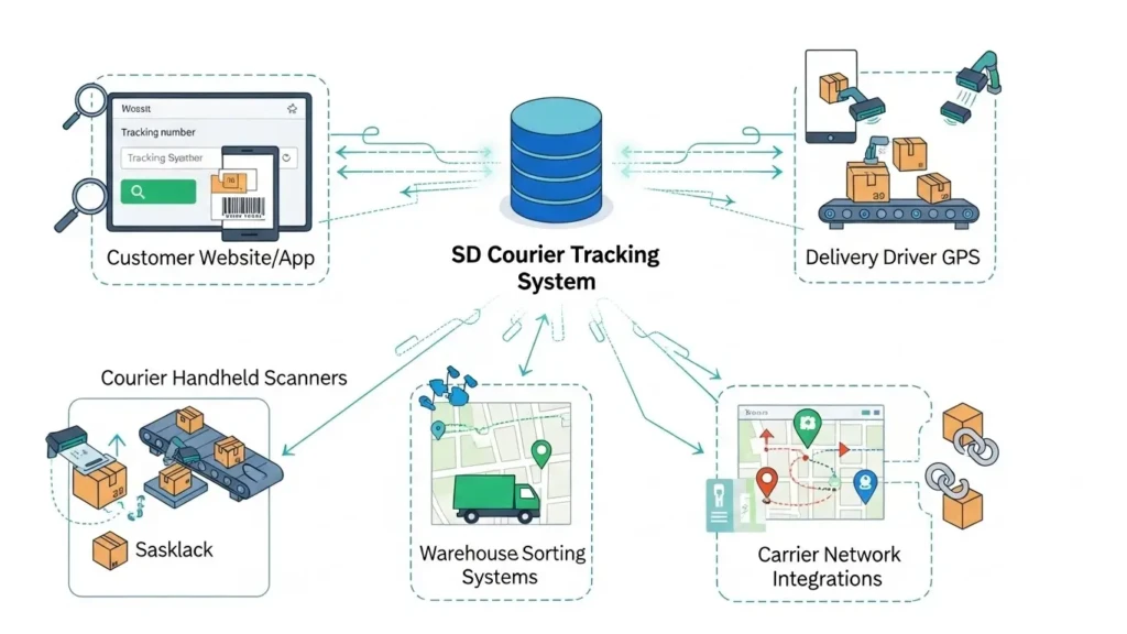 How the Tracking Infrastructure Works