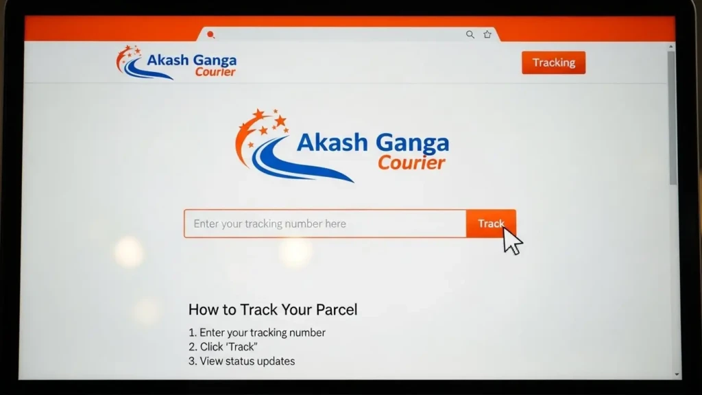 How to Track Akash Ganga Courier Parcels