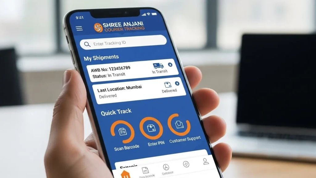 Shree Anjani Courier Tracking App